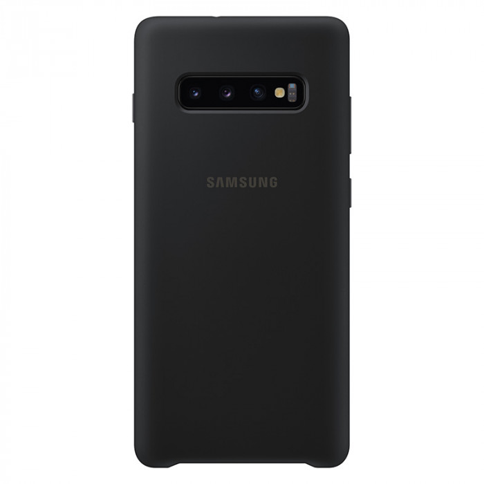 Чехол Samsung Silicone Cover для Samsung Galaxy S10 Plus Черный