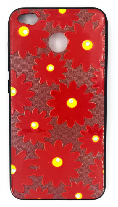 Чехол-накладка силиконовая для Xiaomi Redmi 4X с Цветочками