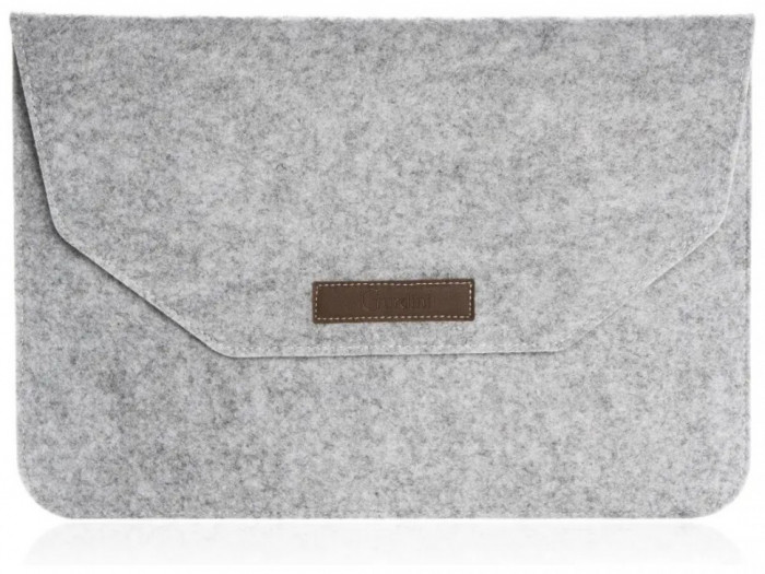 Чехол-конверт Gurdini Felt Envelope для Macbook Air 13/Pro 13/Pro 14 Серый