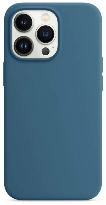 Чехол Silicone Case with Magsafe для iPhone 13 Pro Синий (Blue Jay)
