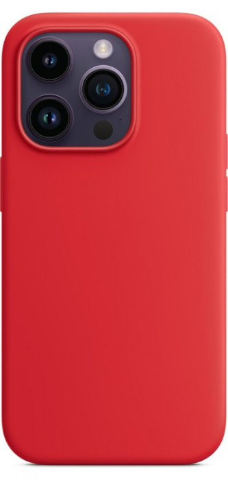 Чехол Silicone Case MagSafe для iPhone 14 Pro Red