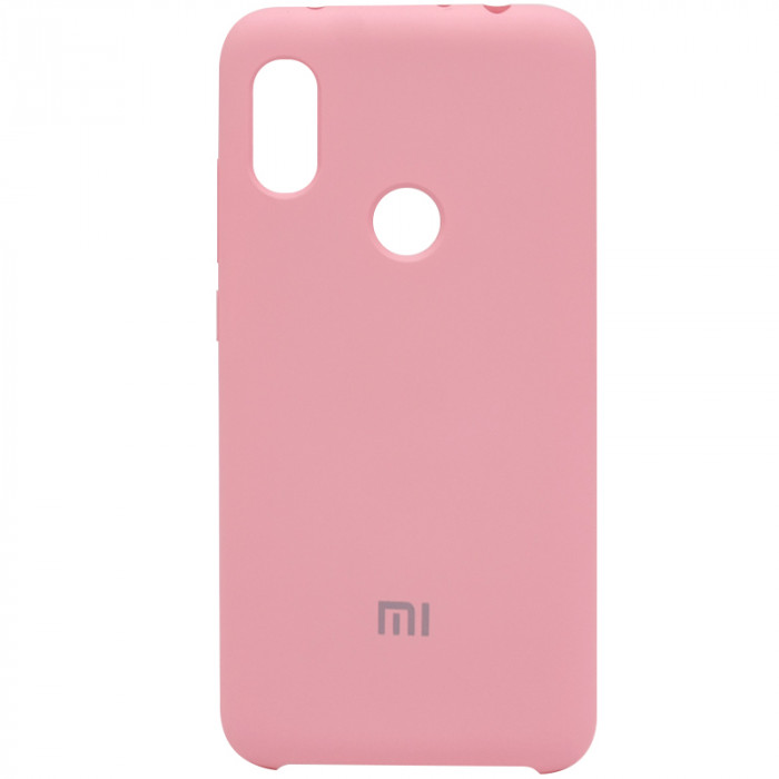 Чехол Silicone Cover для Redmi Note 6 Pro Песочно-Розовый