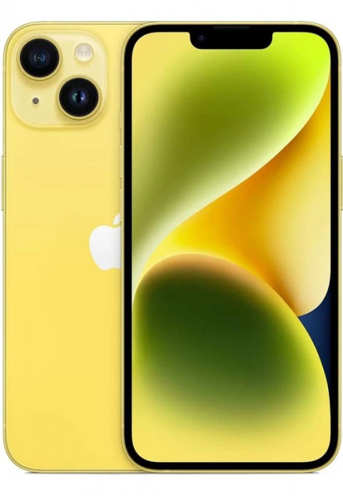 Смартфон Apple iPhone 14 128GB Желтый (Yellow) DualSim