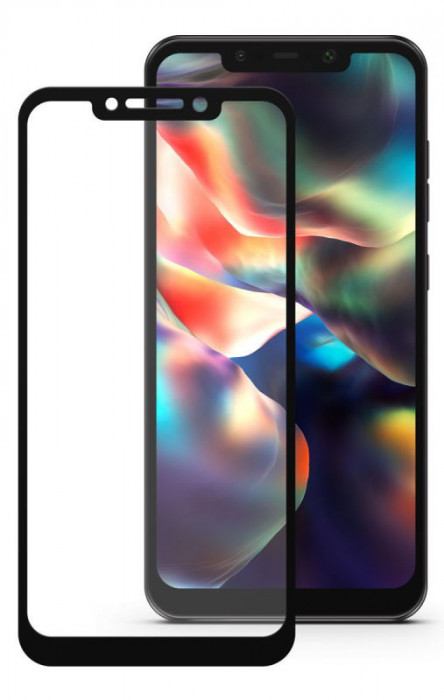 Защитное 3D стекло для Xiaomi Pocophone F1 тех.пак Черное