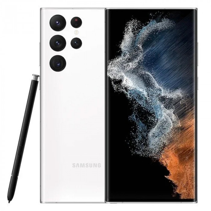 Смартфон Samsung Galaxy S22 Ultra 8/128GB Белый Фантом (Phantom White)