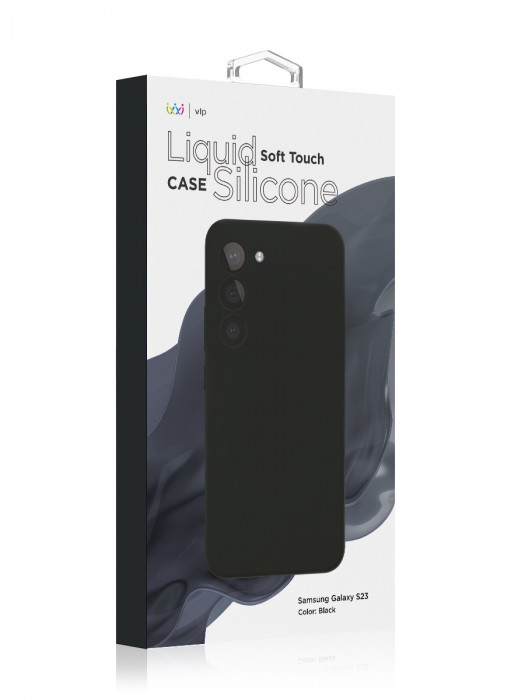 Чехол защитный "vlp" Silicone Case для Samsung Galaxy S23 черный