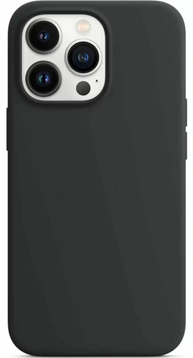Чехол Silicone Case MagSafe для iPhone 13 Pro Чёрный