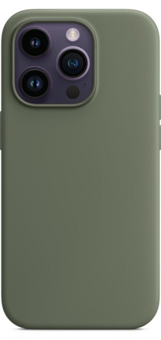 Чехол Silicone Case MagSafe для iPhone 14 Pro Olive
