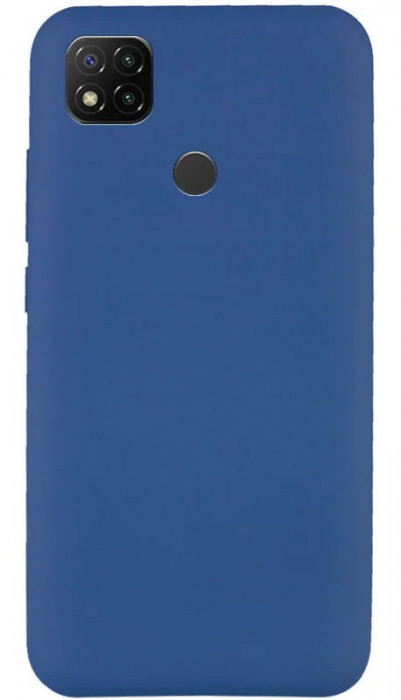 Чехол Silicone cover для Redmi 9C Синий