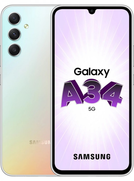 Смартфон Samsung Galaxy A34 5G 8/128GB Перламутр