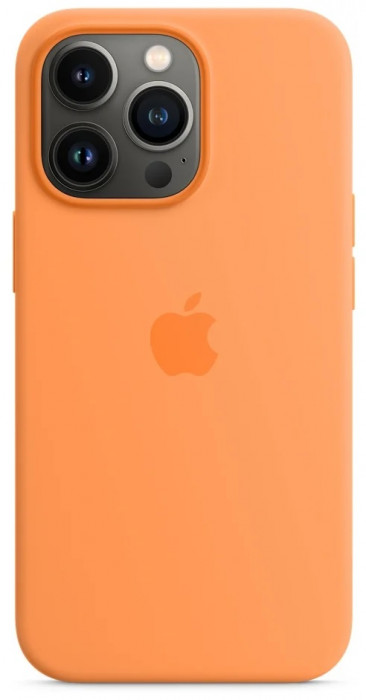 Чехол Silicone Case MagSafe для iPhone 13 Pro Marigold
