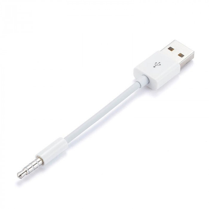 Переходник кабель USB - Jack 3.5mm 4pin, для MP3 плейера Apple iPod Shuffle