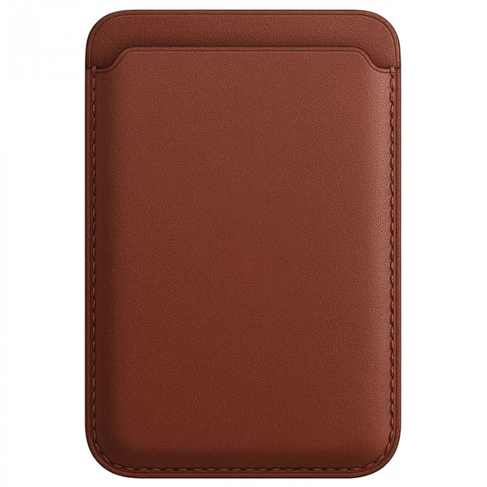 Чехол Leather Wallet MagSafe для iPhone Umber