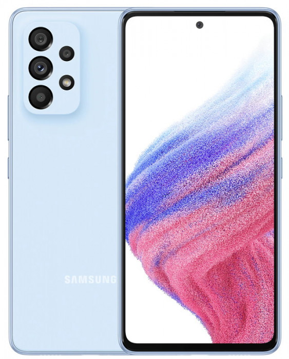 Смартфон Samsung Galaxy A53 5G 8/256GB Голубой (Awesome Blue)