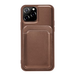 Чехол Mutural Fashion & Simplism Protective Case iPhone 13 Pro с калхордером Коричневый