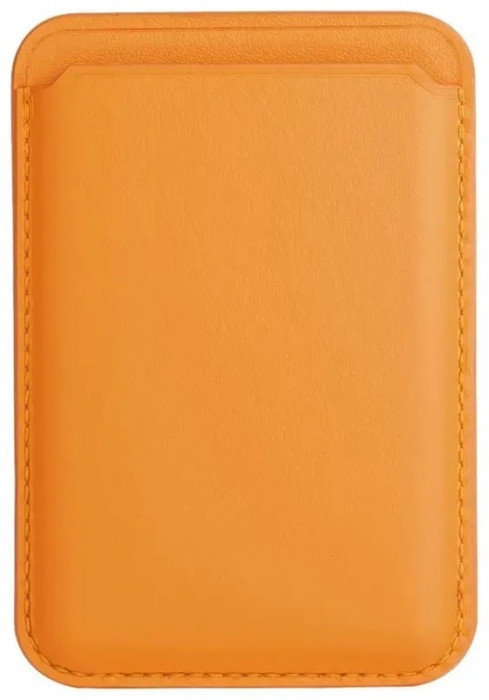 Чехол Leather Wallet MagSafe для iPhone Желтый