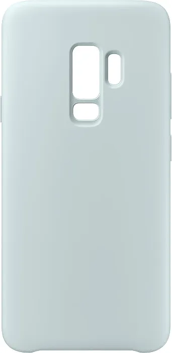 Чехол-накладка Silicone Cover для Samsung Galaxy S9+ Сине-Зеленый