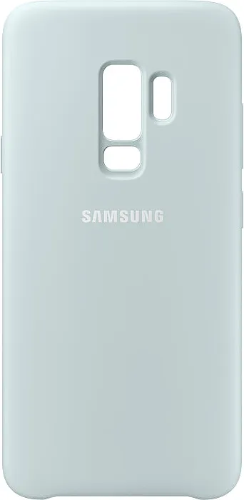 Чехол-накладка Silicone Cover для Samsung Galaxy S9+ Сине-Зеленый