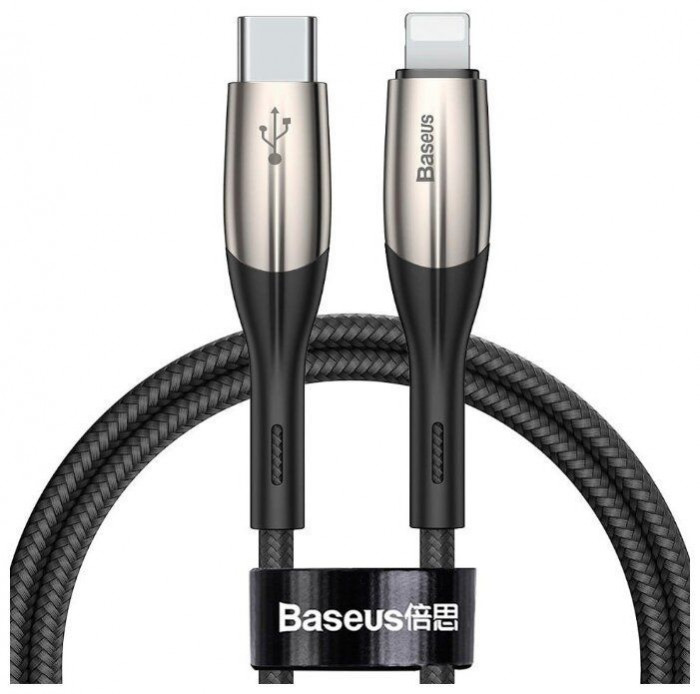Кабель Baseus Data Cable USB Type-C/Lightning 18W Черный 1m